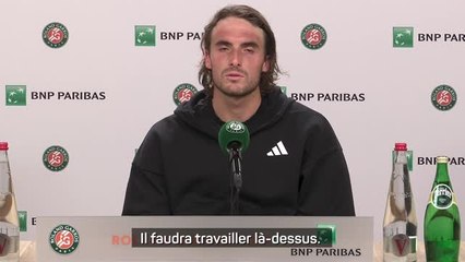 Roland-Garros - Tsitsipas : "Ça me fait vraiment très mal..."