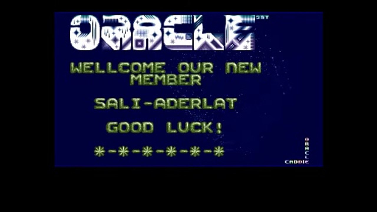 Amiga Intro Memtro by Oracle (1992)
