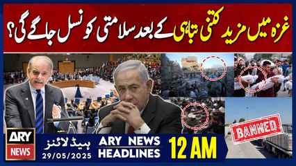 ARY News 12 AM Headlines || 29th May 2025 - Prime Time Headlines