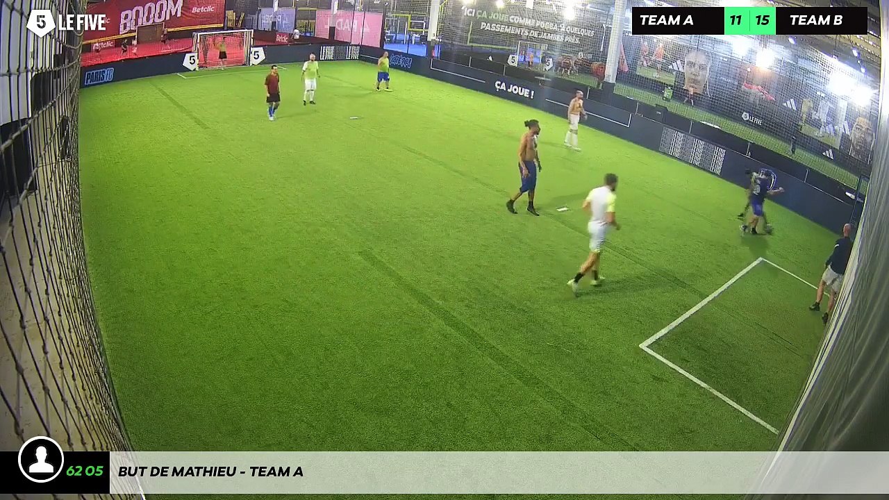 But de Mathieu - Team A