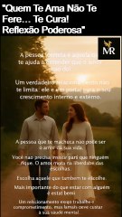 Quem Te Ama Não Te Fere… Te Cura! 💕  Reflexão Poderosa