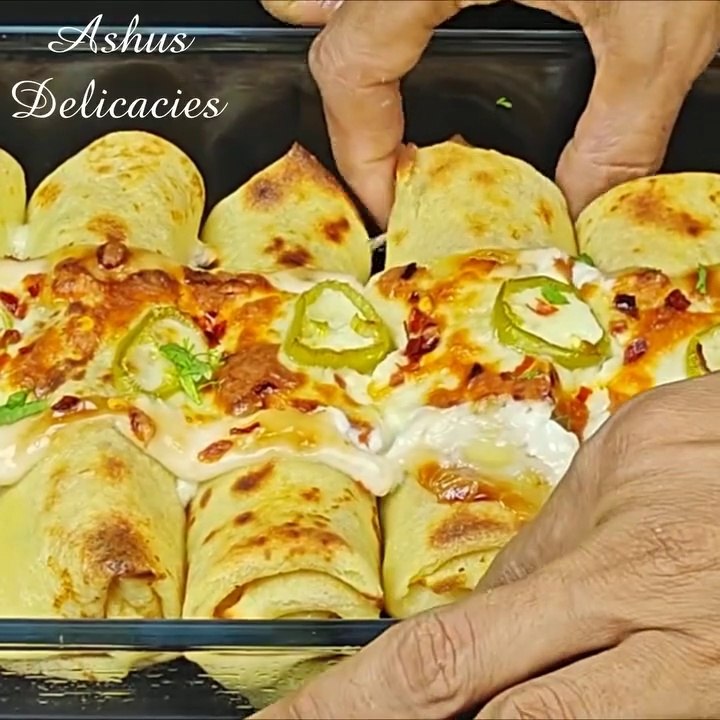 Cheesy chicken Roll