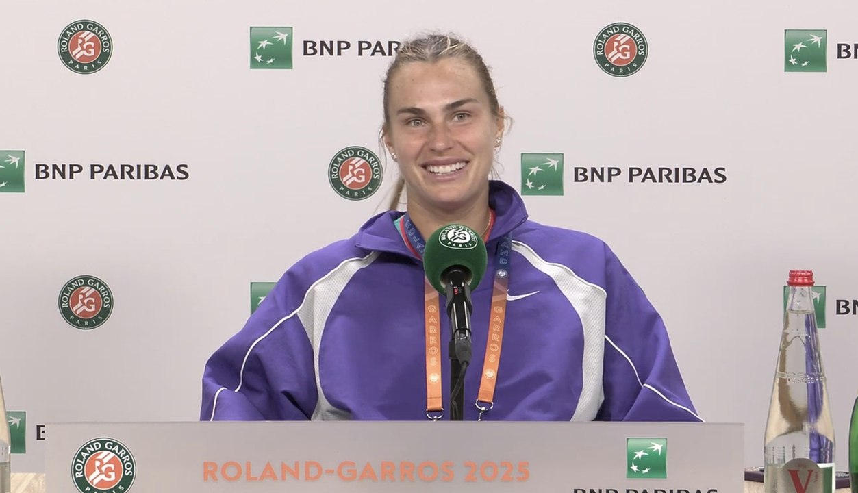 Roland-Garros 2025 - Aryna Sabalenka : "Jouer sur des petits courts ? Je ne veux pas m'en souvenir..."