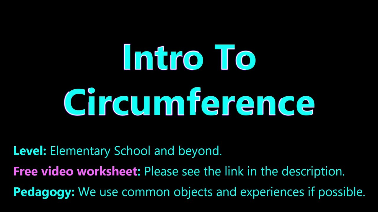 How to calculate a circle's circumference. For 5th grade math.