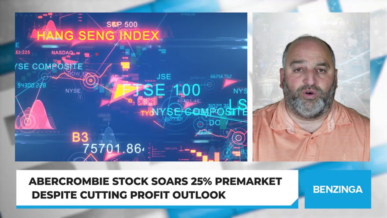 Abercrombie Stock Soars 25% Premarket Despite Cutting Profit Outlook