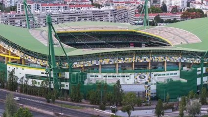 Stock footage of Estádio José Alvalade.