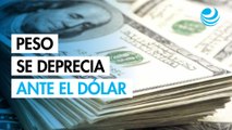 Peso se deprecia ante el dólar tras minutas de la FED