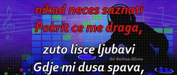 Žuto lišče ljubavi - Oliver Dragojević (uživo karaoke)