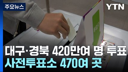 대선 사전투표 일제히 시작...이 시각 대구 / YTN