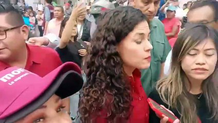Acompaña Luisa Alcalde cierres de campaña en Veracruz