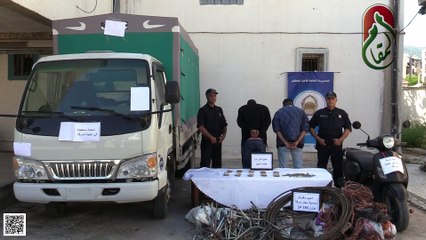 عنابة / توقيف شخصين يبلغان من العمر 21 و26 سنة حجز مبلغ مالي يفوق 100 مليون سنتيم و 180 كلغ كوابل نحاسية