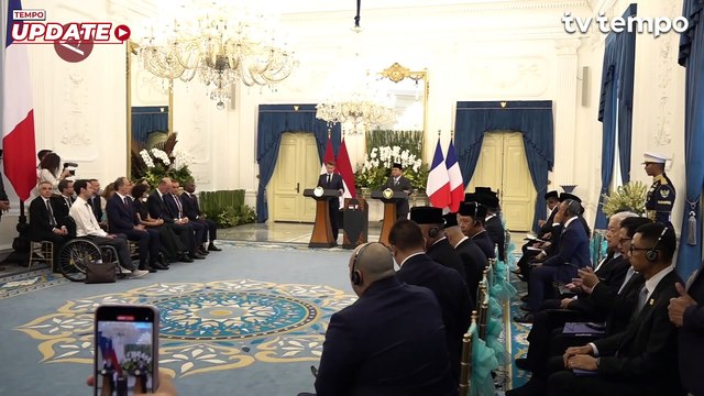 Prabowo dan Emmanuel Macron Bahas Kerja Sama Ekonomi