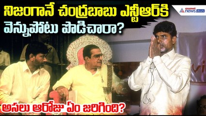 NTR 102nd Jayanthi: నిజంగానే చంద్ర‌బాబు ఎన్టీఆర్‌కి వెన్నుపోటు పొడిచారా? | Asianet News Telugu