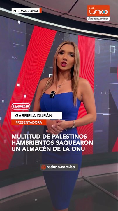 Almacén de la ONU es saqueado por miles de palestinos hambrientos