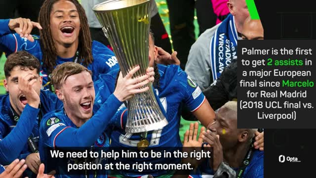 'Crazy' Palmer praised after leading Chelsea to Conference League glory