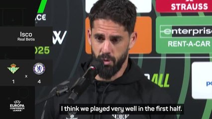 Isco admits Betis needed to score a second during first half dominance