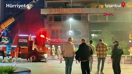 Beşiktaş’ta restoranda yangın çıktı