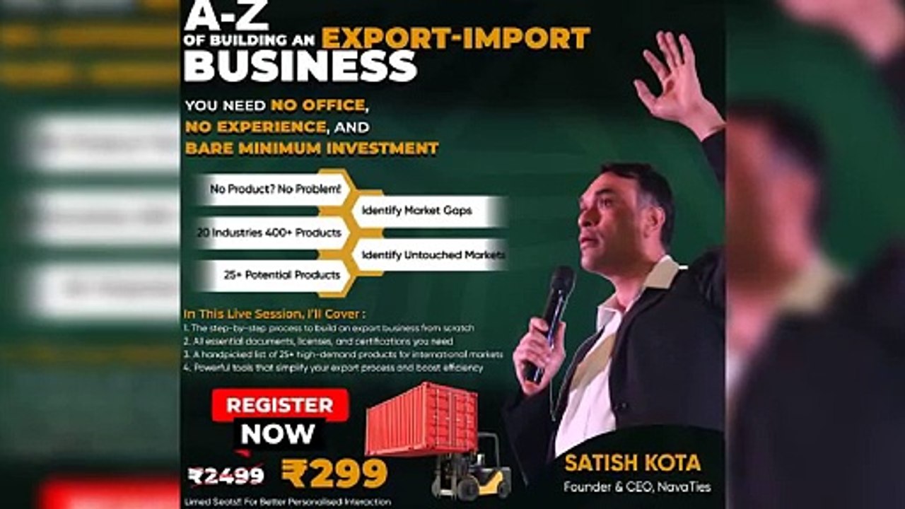 *A-Z of Building an Export-Import business with NO OFFICE, NO EXPERIENCE, and BARE MINIMUM INVESTMENT*