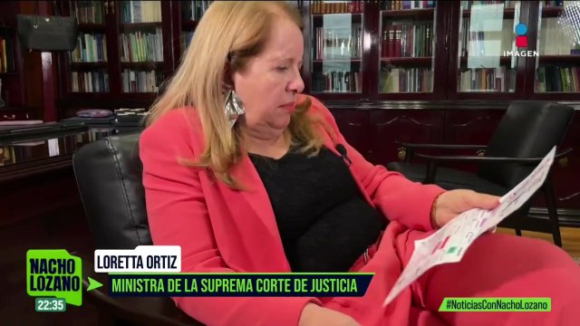 Así reaccionó la ministra Loretta Ortiz a los “acordeones” para las votaciones de la elección judicial