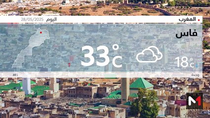 النشرة الجوية - 28/05/2025