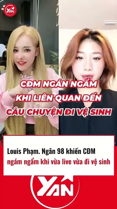 Louis Phạm và Ngân 98 khiến CĐM ngán ngẩm khi vừa live vừa đi vệ sinh
