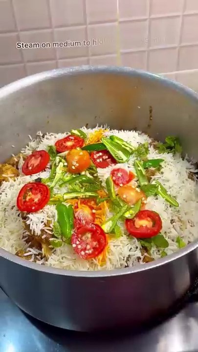 Beef biryani