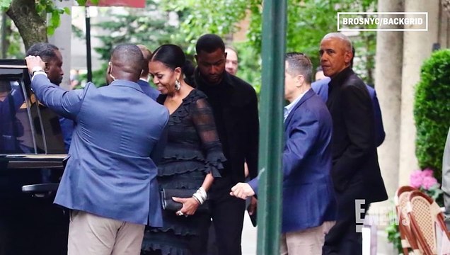 See Barack Obama and Michelle Obama’s Rare Date Night in NYC _ E! News