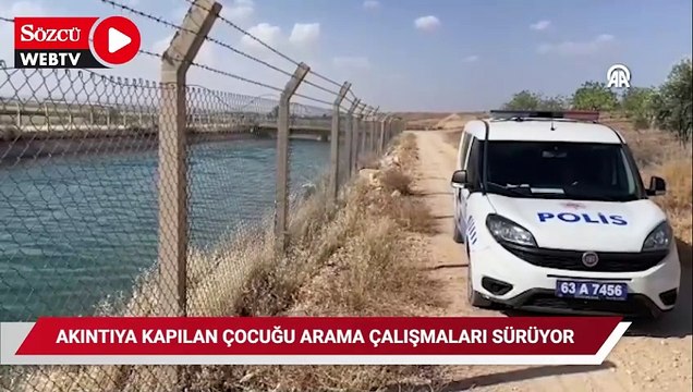 Şanlıurfa'da sulama kanalında akıntıya kapılan çocuğu arama çalışmaları 4. gününde sürüyor