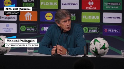 Pellegrini tras perder la final de la Liga Conferencia: "Las lesiones han determinado el partido"