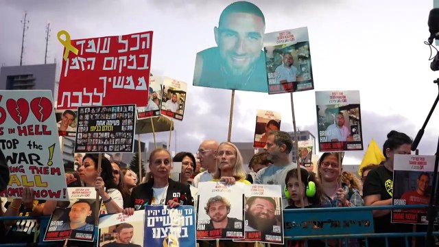 تظاهرة في تل أبيب للمطالبة بإطلاق سراح الرهائن المحتجزين منذ 600 يوم في غزة