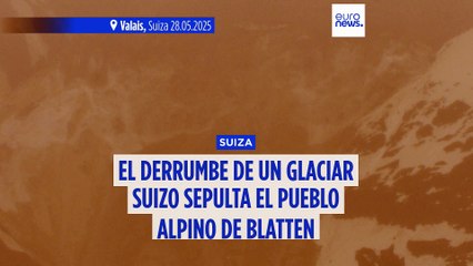 Un enorme derrumbe de un glaciar devasta un pueblo suizo: buscan a un desaparecido