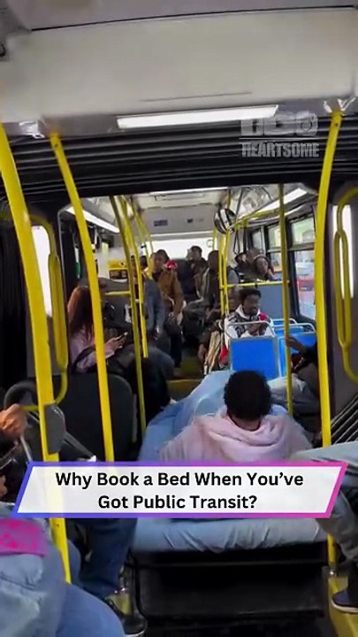 Kid Turns Public Bus Into Bedroom & Passengers Can’t Believe It!