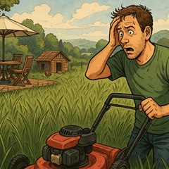 Mai sans tondeuse : comment tondre maintenant que c'est la pampa ?