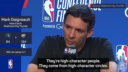 'Team-first' OKC 'fully deserve' to reach NBA Finals - Daigneault