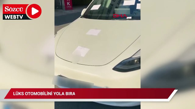 Lüks otomobilini yola bıraktı ortadan kayboldu! Aracında bu notları buldu