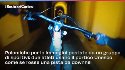 Ciclisti: il video a tutta velocità giù per San Luca