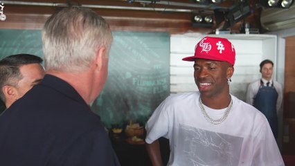 El vacile de Vinicius a Ancelotti al verle en Maracaná: parecen padre e hijo