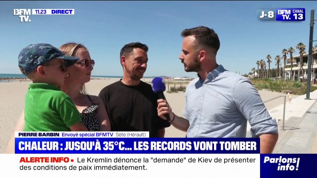 Changer d'air, ça fait du bien : à Sète, les vacanciers profitent du beau temps, 27°C attendus ce jeudi