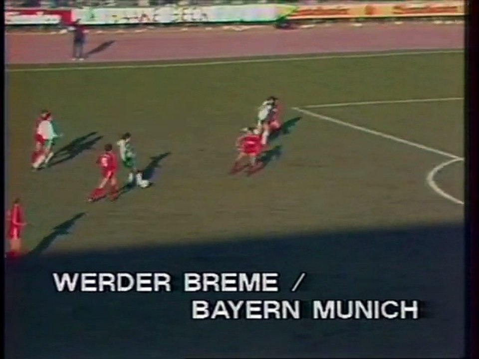 BREME  - BAYERN MUNICH - 1982 - SAISON 1981/1982 -