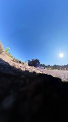 Man Falls After Stepping on Longboard Wheel