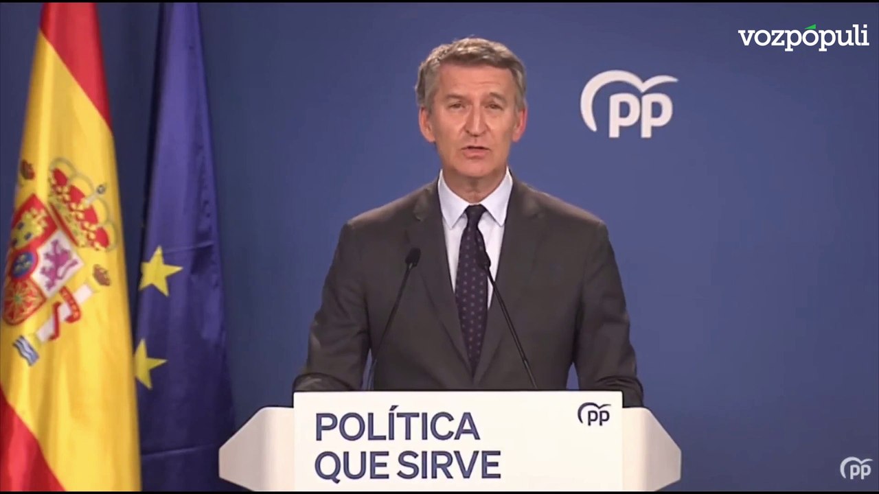 Feijóo ofrece una moción de censura a los socios de Sánchez para poner fin a su "mafia"
