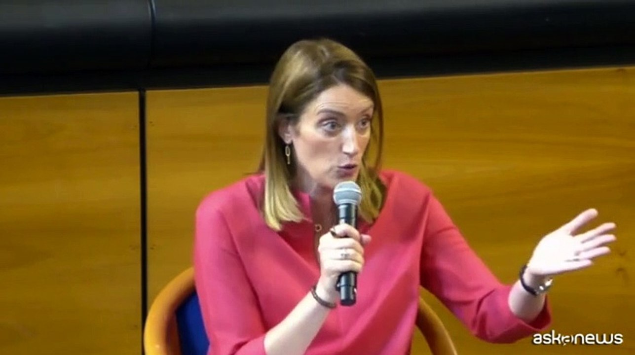 Ue, Metsola: avanti su difesa e sicurezza, c'è maggioranza Parlamento