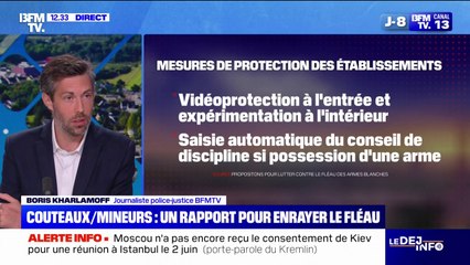 Armes blanches : le plan du gouvernement pour sécuriser les écoles