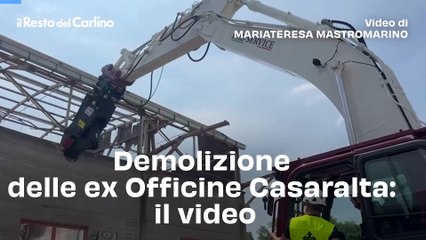 Demolizione delle ex Officine Casaralta: il video