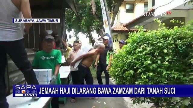 Larang Jemaah Haji Bawa Air Zamzam dari Tanah Suci, Ini Penjelasan PPIH Embarkasi Surabaya