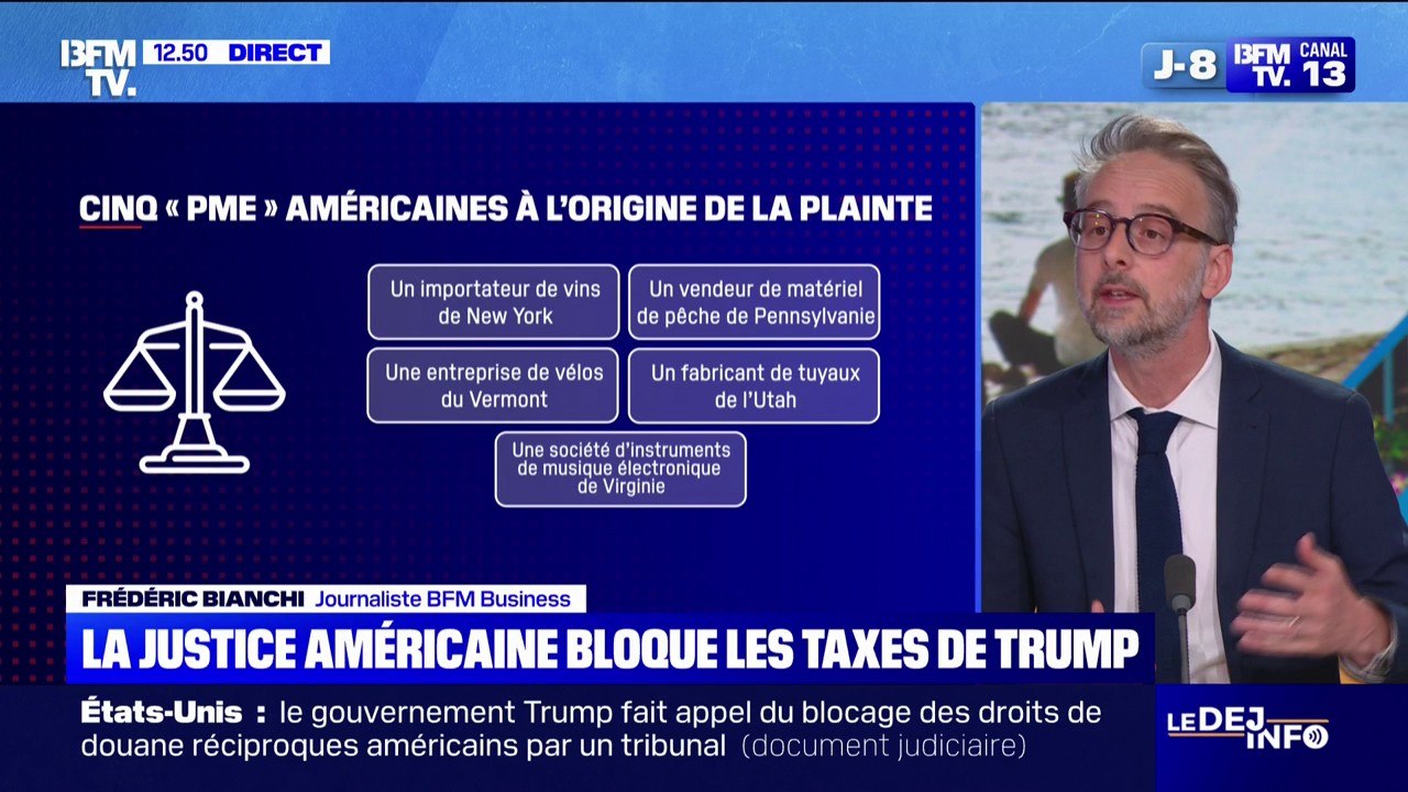 États-Unis: la justice américaine bloque les taxes de Trump