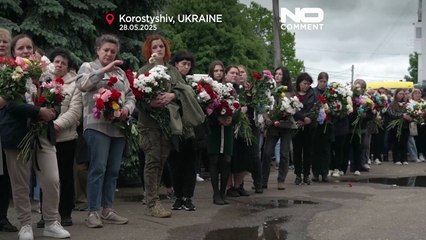 کودکان قربانی جنگ اوکراین؛ وداع با سه خواهر و برادر