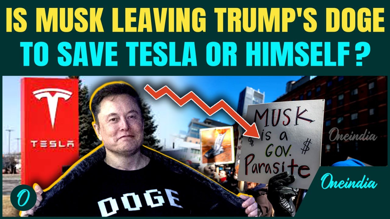 Elon Musk Ditches Trump’s Team? Musk Quits DOGE as Tesla Faces Boycotts; Approval Crumbles | Details