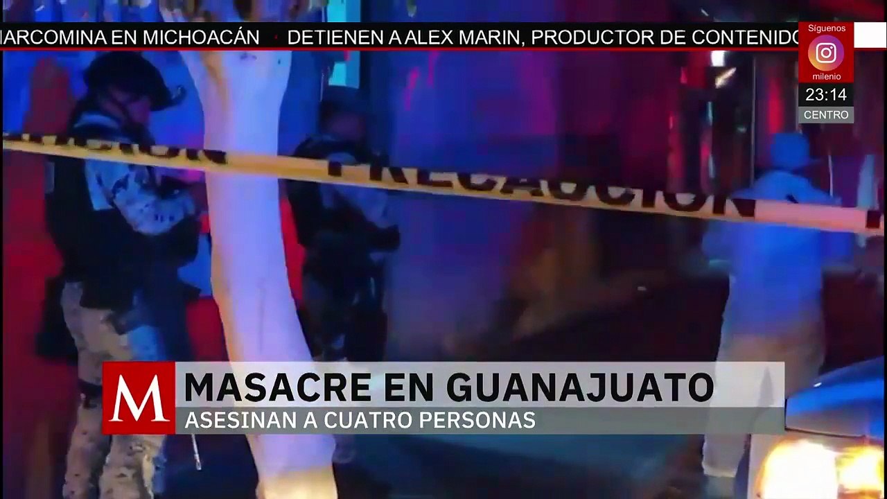 Masacre en Guanajuato deja cuatro integrantes de una familia asesinados