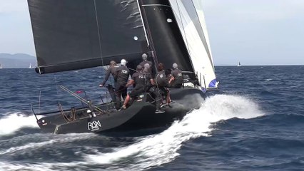 Yacht Club Porquerolles 2025 : A run with Ran (IRC0-1) Niklas Zennström's Carkeek FAST40)